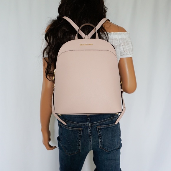Michael Kors Handbags - Michael Kors Emmy Dome L Backpack Pink Blossom